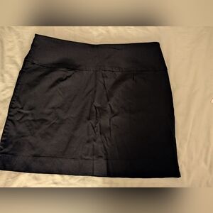 Elegant Black Mini Skort